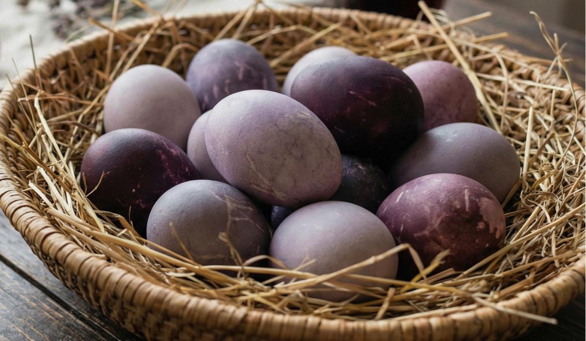 come tingere le uova nel vino