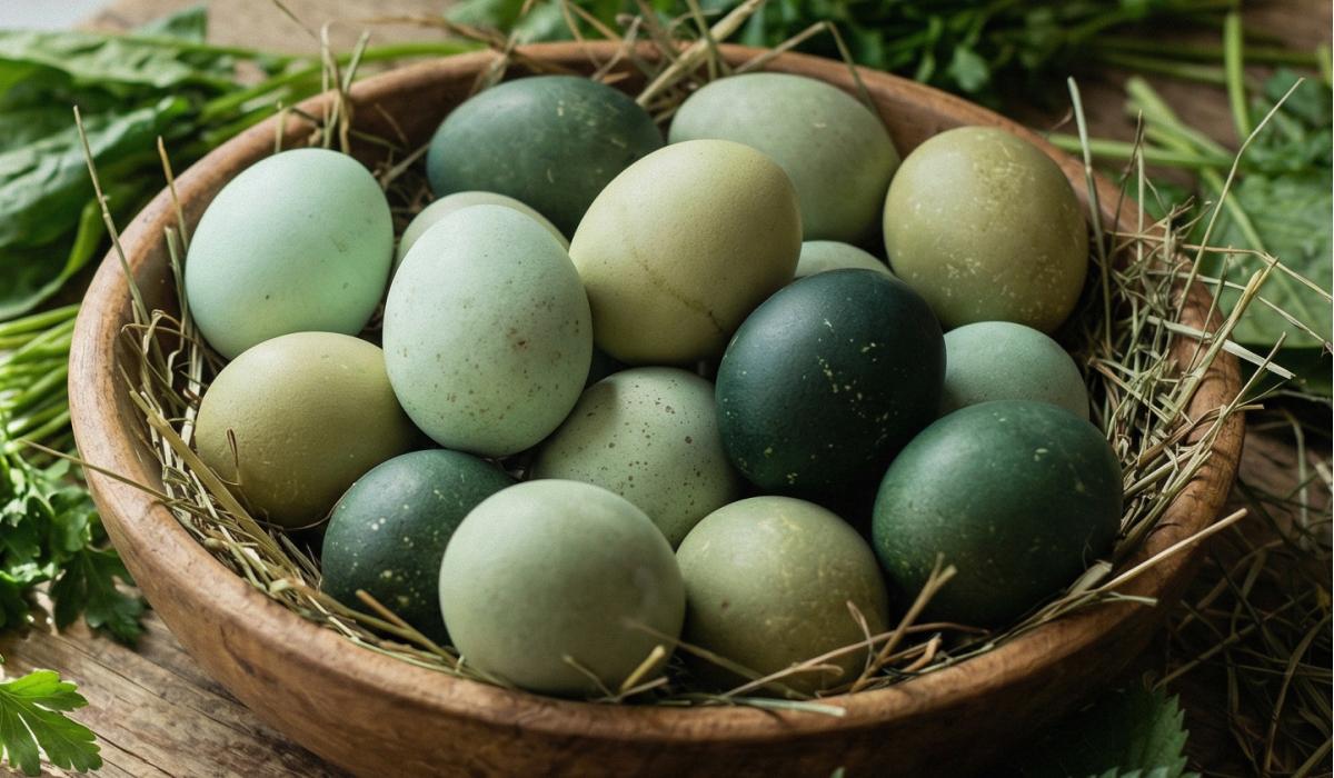 come tingere le uova con le erbe