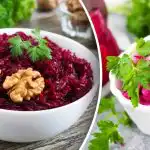 Una ricetta per un'insalata di barbabietole divina in un paio